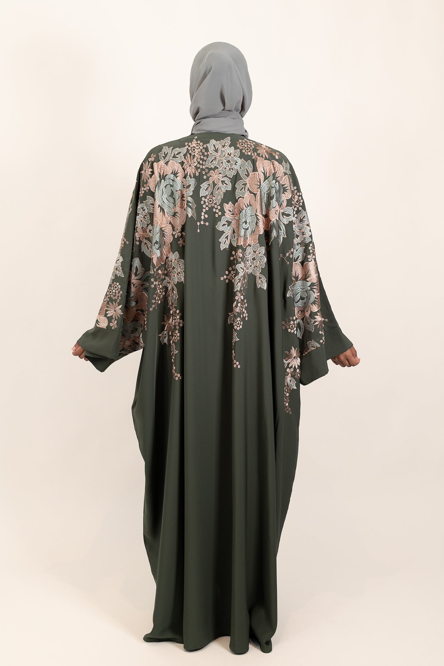 Abaya Feriel Verte