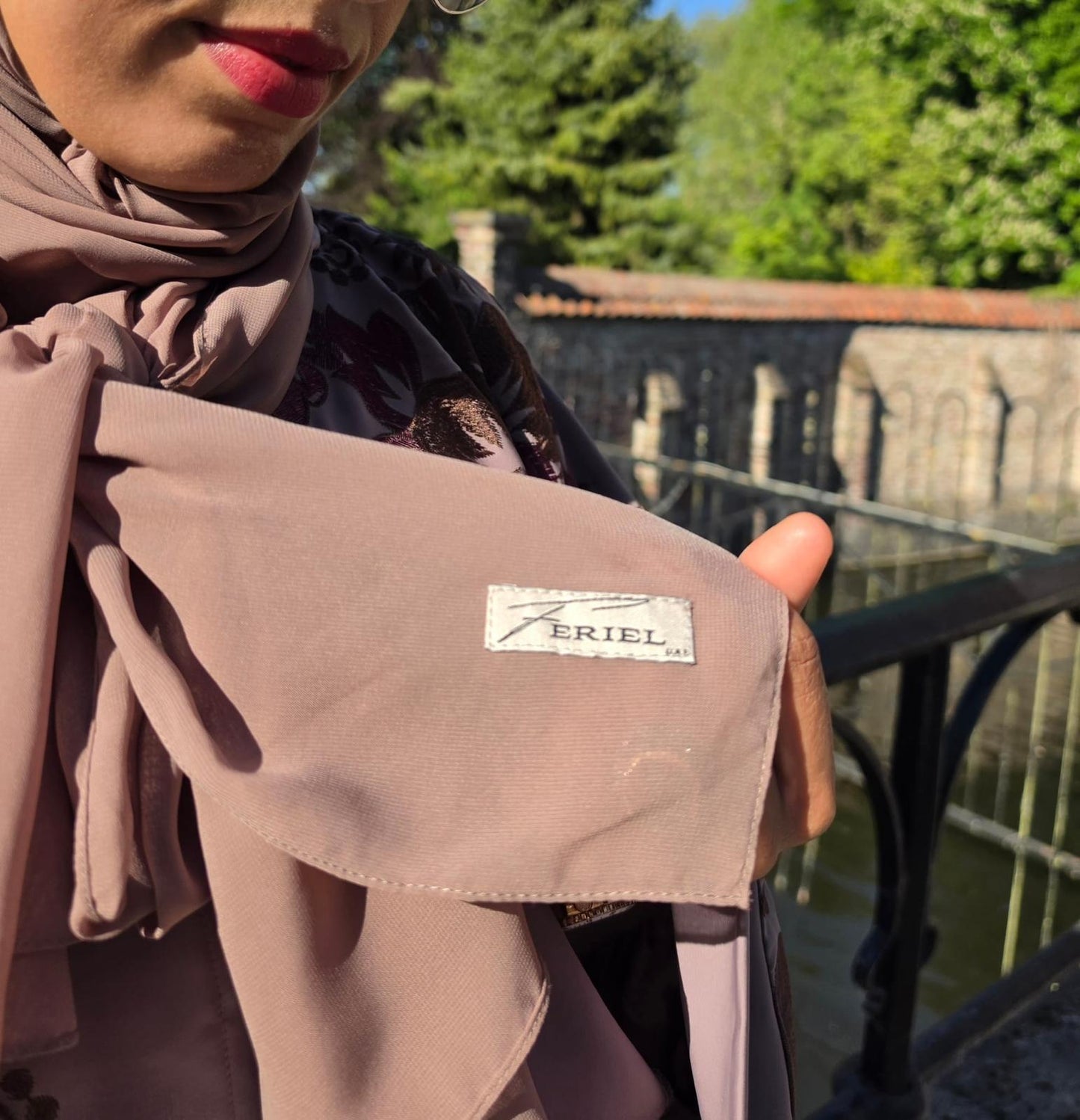 Abaya Feriel Old Pink