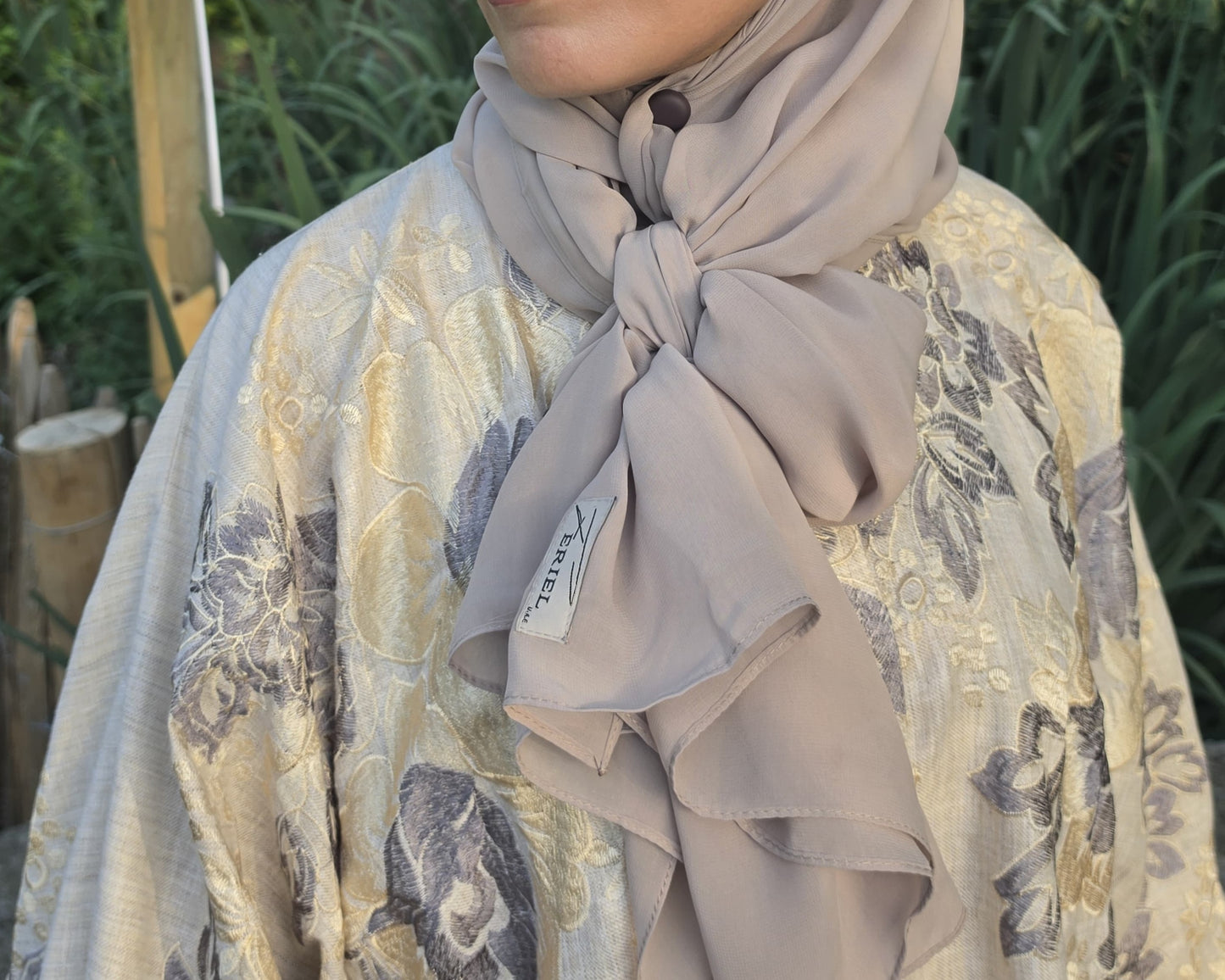 Abaya Feriel Soleil Nacré