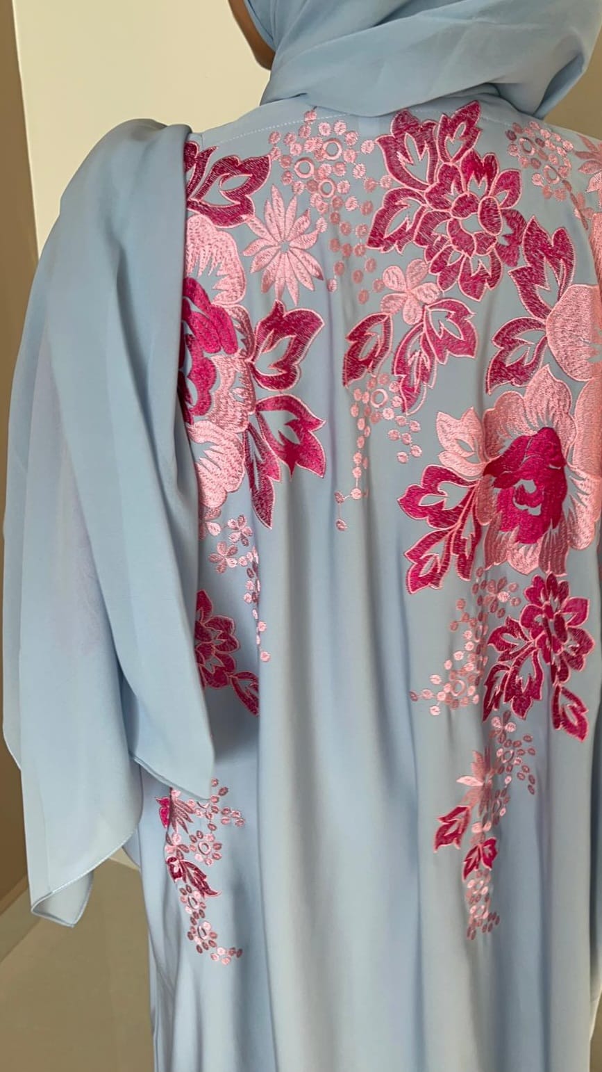 Abaya Feriel Bleue