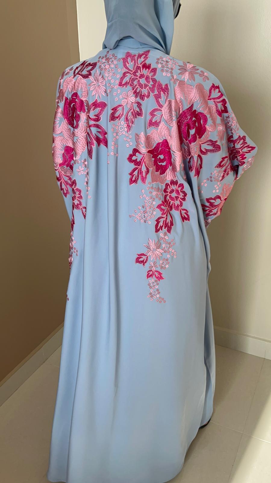 Abaya Feriel Bleue
