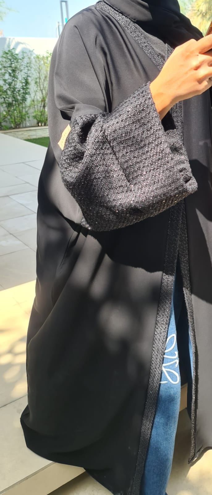 Abaya Jameel noir