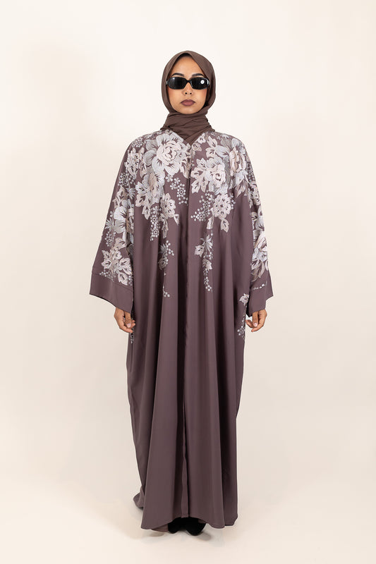 Abaya Feriel Marron