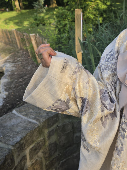 Abaya Feriel Soleil Nacré